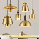 GobekUsa Gold Nordic Chandelier for Kitchen Bedroom Living Room Study Loft Aisle