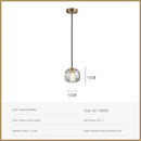 GobekUsa Crystal LED Pendant Lights for Home Decor Lighting