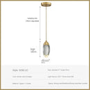 GobekUsa Crystal LED Pendant Lights for Home Decor Lighting