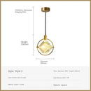 GobekUsa Crystal LED Pendant Lights for Home Decor Lighting