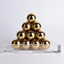 GobekUsa Geometric Gold Tower Set for Stylish Home Decor
