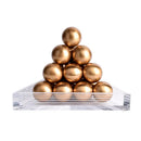 GobekUsa Geometric Gold Tower Set for Stylish Home Decor