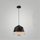 GobekUsa Iron Diamond Pendant Lights Modern Geometry Pendent Lighting for Living Room & Cafe