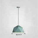 GobekUsa Iron Diamond Pendant Lights Modern Geometry Pendent Lighting for Living Room & Cafe