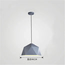 GobekUsa Iron Diamond Pendant Lights Modern Geometry Pendent Lighting for Living Room & Cafe