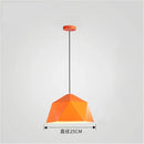 GobekUsa Iron Diamond Pendant Lights Modern Geometry Pendent Lighting for Living Room & Cafe