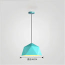 GobekUsa Iron Diamond Pendant Lights Modern Geometry Pendent Lighting for Living Room & Cafe