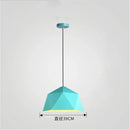 GobekUsa Iron Diamond Pendant Lights Modern Geometry Pendent Lighting for Living Room & Cafe