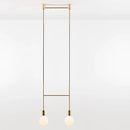 GobekUsa Geometric Iron Pendant Lights for Dining Bedroom Cafe Indoor Decor