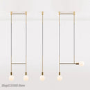 GobekUsa Geometric Iron Pendant Lights for Dining Bedroom Cafe Indoor Decor