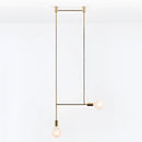 GobekUsa Geometric Iron Pendant Lights for Dining Bedroom Cafe Indoor Decor