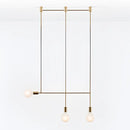 GobekUsa Geometric Iron Pendant Lights for Dining Bedroom Cafe Indoor Decor