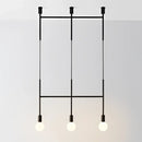 GobekUsa Geometric Iron Pendant Lights for Dining Bedroom Cafe Indoor Decor