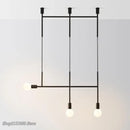 GobekUsa Geometric Iron Pendant Lights for Dining Bedroom Cafe Indoor Decor
