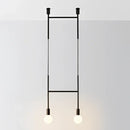 GobekUsa Geometric Iron Pendant Lights for Dining Bedroom Cafe Indoor Decor