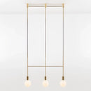 GobekUsa Geometric Iron Pendant Lights for Dining Bedroom Cafe Indoor Decor