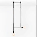 GobekUsa Geometric Iron Pendant Lights for Dining Bedroom Cafe Indoor Decor