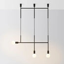 GobekUsa Geometric Iron Pendant Lights for Dining Bedroom Cafe Indoor Decor