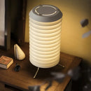 GobekUsa Geometric Iron Table Lamp - Retro White Floor Lamp for Designer Living Room