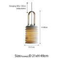 GobekUsa Geometric Iron Table Lamp - Retro White Floor Lamp for Designer Living Room