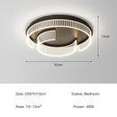 GobekUsa LED Black Chandelier Acrylic Ceiling Lamp: Modern Luxur Lighting for Home & Office