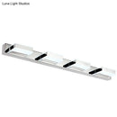 GobekUsa Modern Geometric LED Vanity Wall Light in Nickel Finish - Contemporary Metal Wall Lighting