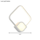 GobekUsa Contemporary LED White Wall Sconce Light for Living Room