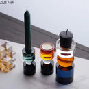 GobekUsa Crystal Candle Holders: Creative Home Aroma Container & Desk Decoration