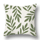 Modern geometric print green plants pillow cover 12 pack living room by Decorbites