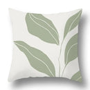 Modern geometric print green plants pillow cover 12 pack living room by Decorbites
