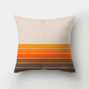 Modern geometric stripe patchwork pillow case set living room decor by Decorbites