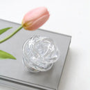 GobekUsa Glass Coil Wound Ball Ornament: Hand-made, Geometric, Transparent, Home Decoration