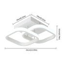 GobekUsa Acrylic LED Ceiling Lamp: Modern Home Decor Lighting for Bedroom, Corridor, Balcony
