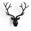 GobekUsa Deer Head Wall Decor Sculpture | Modern Abstract Animal Statue for Home Decor