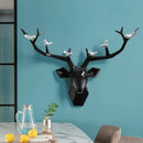 GobekUsa Deer Head Wall Decor Sculpture | Modern Abstract Animal Statue for Home Decor