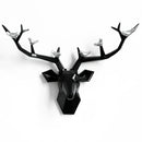 GobekUsa Deer Head Wall Decor Sculpture | Modern Abstract Animal Statue for Home Decor
