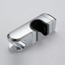 Modern geometric white & black shower slide rail holder bracket bathroom by Decorbites
