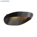 GobekUsa Minimalist Geometric Wall Sconce with LED Warm/White Light in White/Black Metal
