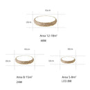 GobekUsa Dimmable Iron Chandelier Lights for Bedroom & Living Room with Remote Control