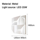 GobekUsa Grand Sconce Lamp: 3D Wall Shadows for Home Indoor Decor