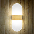 GobekUsa Modern Acrylic Geometric LED Wall Sconce Lamp: Stylish Bedside Lighting Fixture