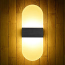 GobekUsa Modern Acrylic Geometric LED Wall Sconce Lamp: Stylish Bedside Lighting Fixture