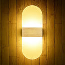 GobekUsa Modern Acrylic Geometric LED Wall Sconce Lamp: Stylish Bedside Lighting Fixture