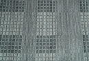 Charcoal Gray Silver Blended Wool Area Rug 8x10 - Handwoven Scandinavian Geometric Flatwoven
