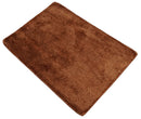 Brown Geometric Cross Square Hand Woven Art Silk Area Rug 2x3 - Modern
