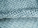 Modern Geometrical Cross Square Hand Made 2x4 Aqua Blue Art Silk Area Rug