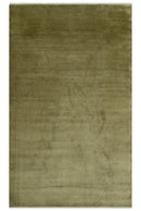 Modern Geometrical Design Beige And Brown 6x10 Hand Knotted Wool Rug