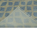 Modern Geometrical Diamond Design Gray and Beige 8x10 Hand knotted wool rug by The Rug Decor