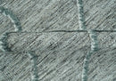 Modern Geometrical Hand carved Texture Gray, Ivory and Charcoal Hand Knotted 5x8 wool Area Rug
