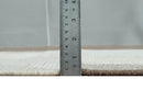 Contemporary Geometric Hand-Knotted Wool Area Rug 2x3 Gray Beige and Silver